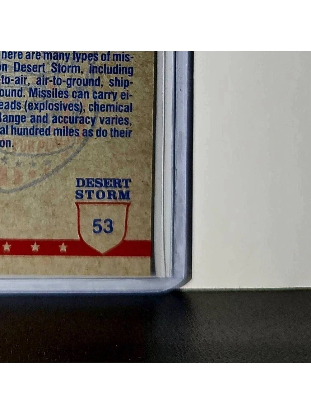 Phoenix Missile 1991 Topps Desert Storm #53 Card